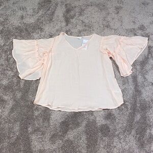 NWT New Directions Pale Pink Blouse SIZE 1X